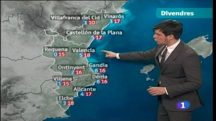 L'informatiu - Comunitat Valenciana - El tiempo en la Comunidad Valenciana - 03/02/11