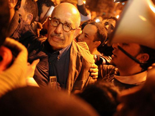 Telediario 1 - Alternativas a Mubarak