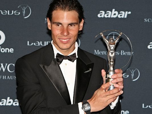Telediario 1 - Nadal y la Roja, premios Laureus