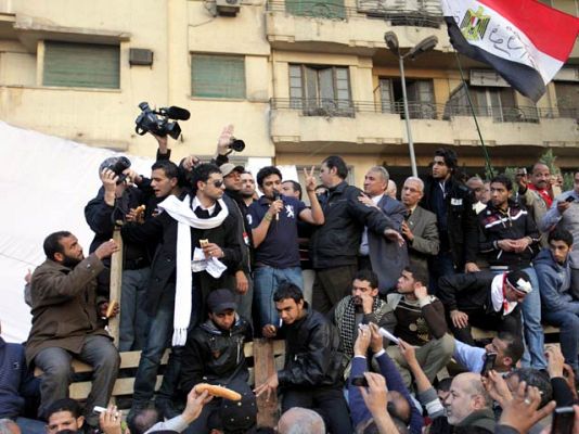 Telediario 1 - Wael Ghuneim protagonista en Egipto