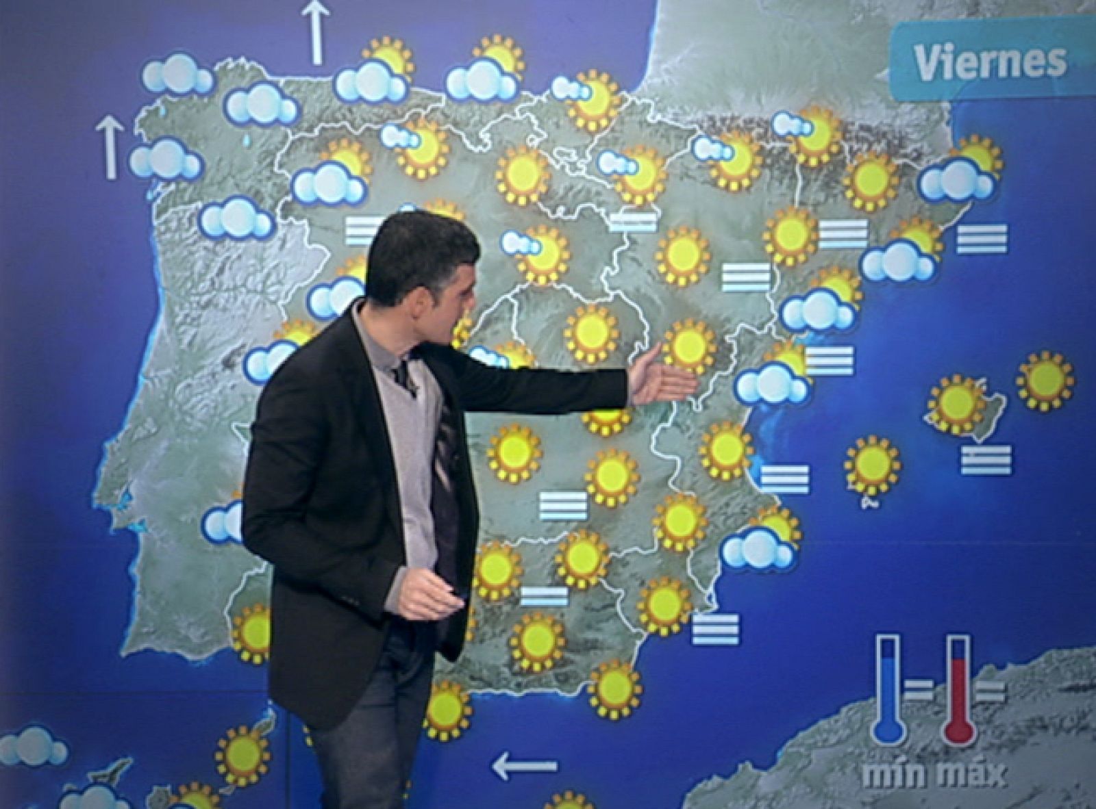 Precipitaciones débiles en Galicia, oeste de Asturias y León