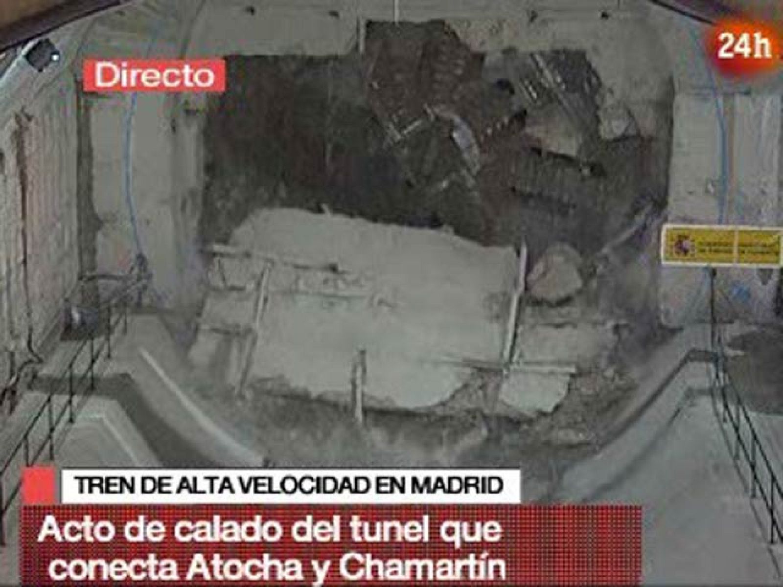 Primeras imágenes del calado del túnel entre Atocha y Chamartín | Ver