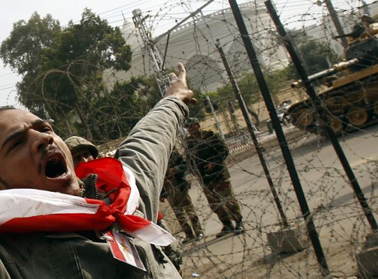  - Llegan al palacio de Mubarak