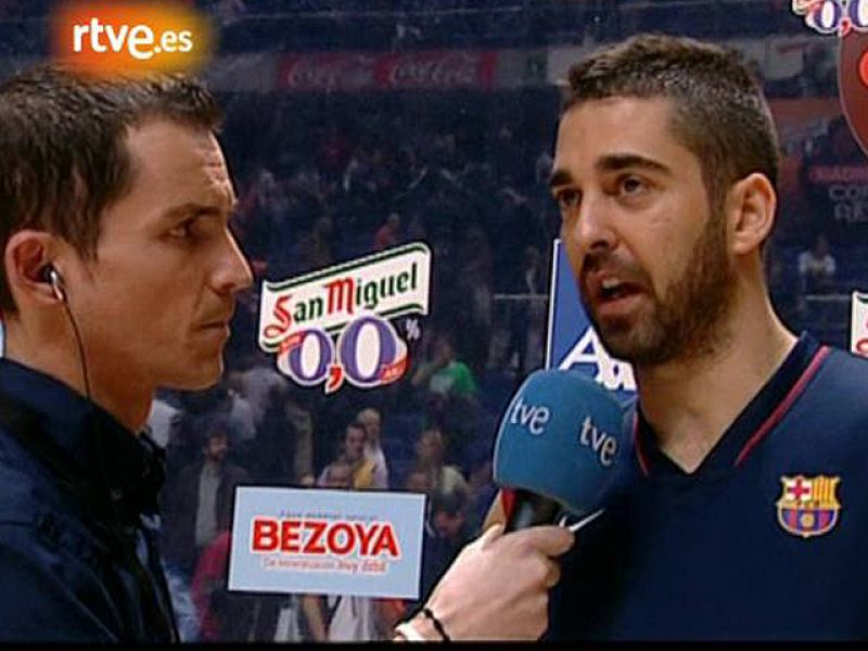 El jugador del Regal Barcelona Juan Carlos Navarro ha asegurado que han hecho "un partido muy completo" y que espera una "batalla" mañana porque el Real Madrid "estará muy motivado".