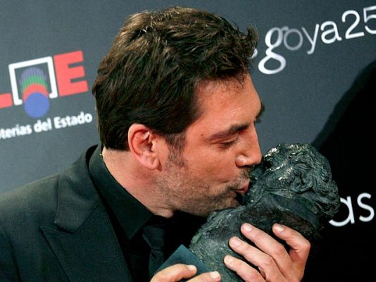 Premios Goya - El actor Javier Bardem, Goya  2011 a la Mejor Interpretación Masculina Protagonista por 'Biutiful'