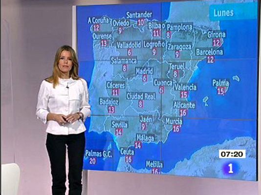 El tiempo - Nieves en cotas bajas en puntos del norte y del centro