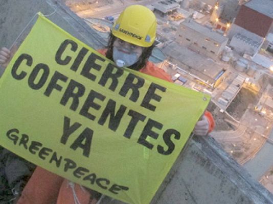  - Greenpeace se sube a Cofrentes