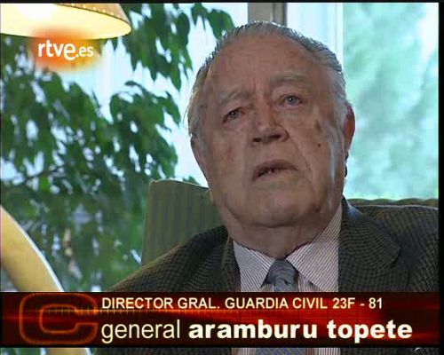  - Aramburu Topete, sobre el 23-F