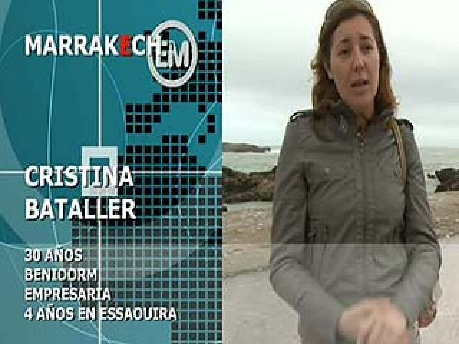 'Españoles en el mundo '- Marrakech - Cristina