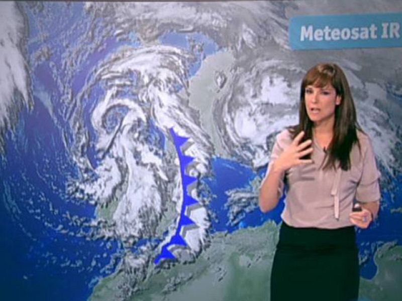 Bajan las temperaturas y nieva en cotas bajas en la Meseta Norte