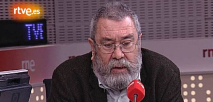  - El secretario general de UGT, Cándido Méndez, critica la tardanza en la reforma del sistema financiero