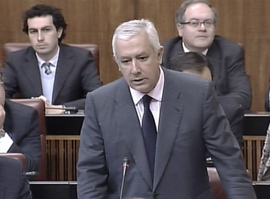 Telediario 1 - Enfrentaminento por los ERES