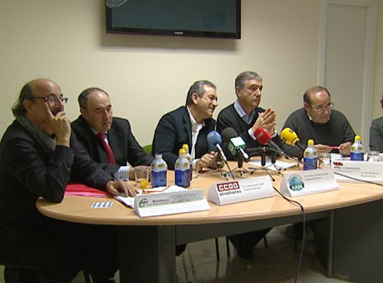 Telediario 1 - Sindicatos de la enseñanza