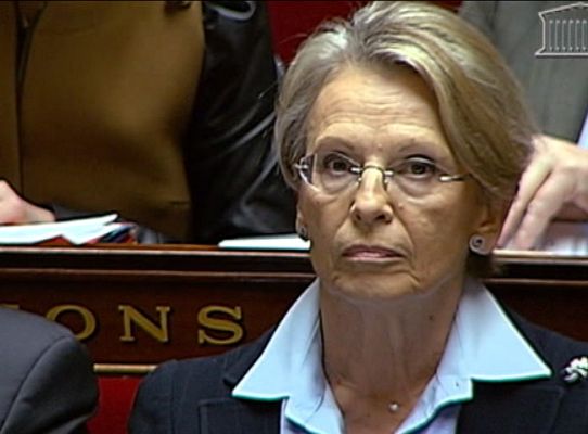 Telediario 1 - La ministra francesa de Exteriores