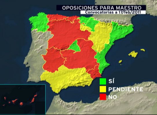 Telediario 1 - Madrid sí convoca oposiciones