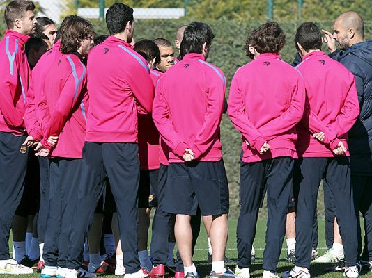 Telediario 1 - Concentración absoluta en 'Can Barça'