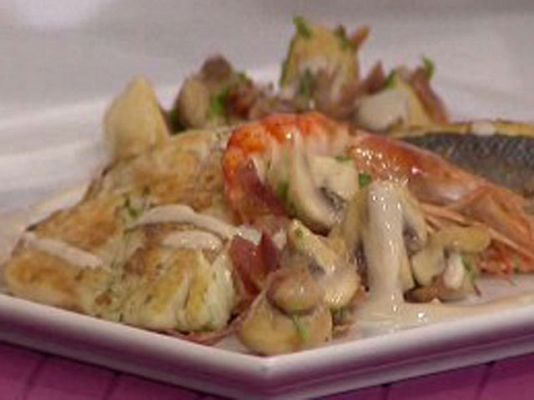 RTVE Cocina - Lubina con salsa de cabrales