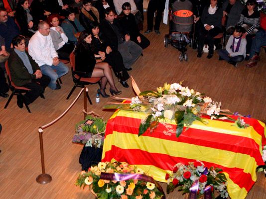 Telediario 1 - Funeral de Santi Santamaría