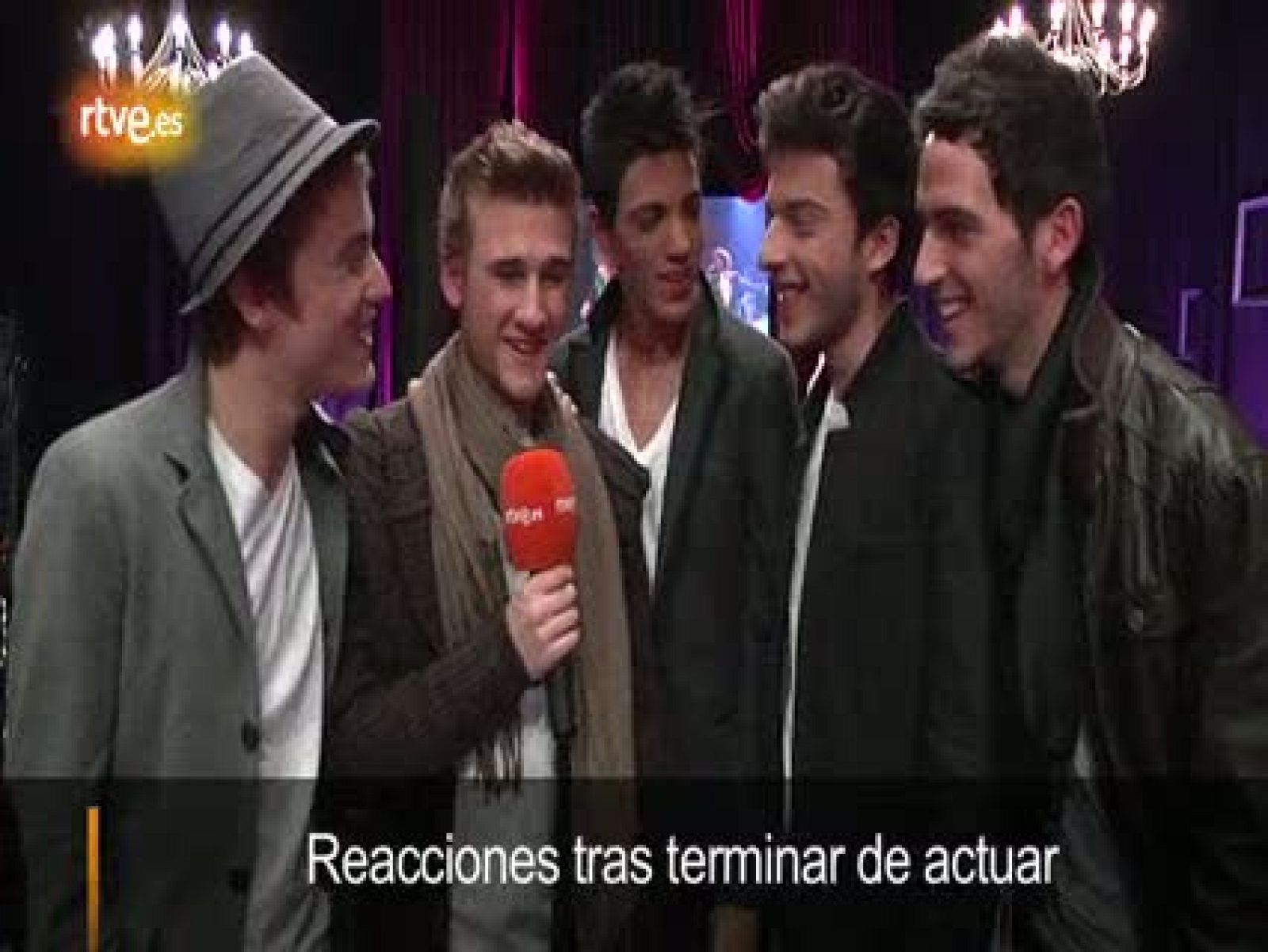Los participantes en Destino Eurovisión 2011 nos cuentan sus primeras impresiones tras bajar del escenario donde han defendido sus canciones para Eurovisión 2011.