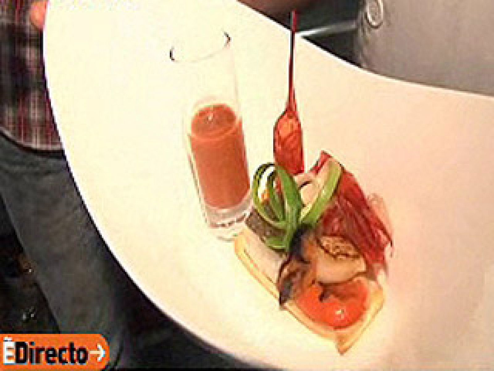 España Directo - Crema de carabineros con bacalao