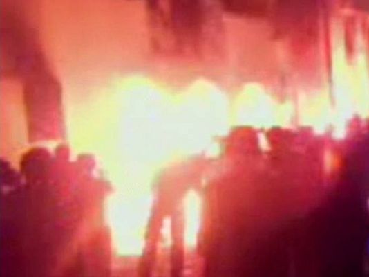 Telediario 1 - Violencia en las calles de Libia