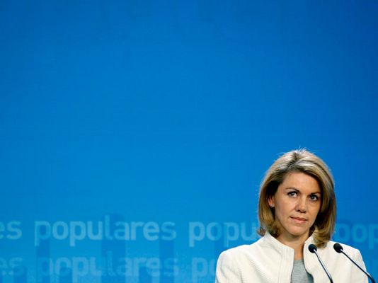 Telediario 1 - Apoyo a Esperanza Aguirre