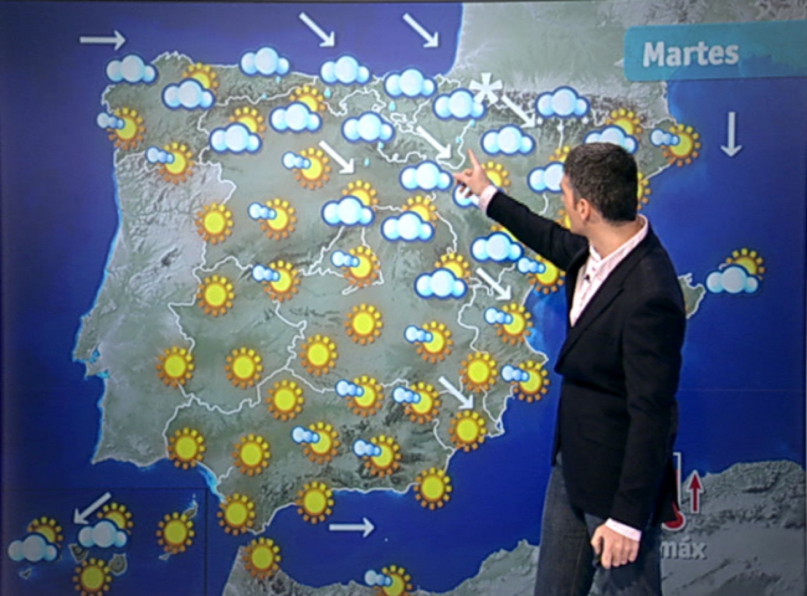 Viento fuerte en Menorca y en puntos del nordeste peninsular