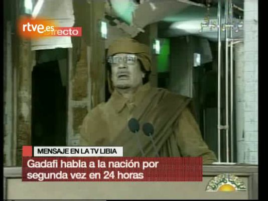  - Gadafi: "No tengo ningún cargo para dimitir"