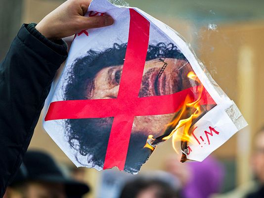 Telediario 1 - Españoles en Libia