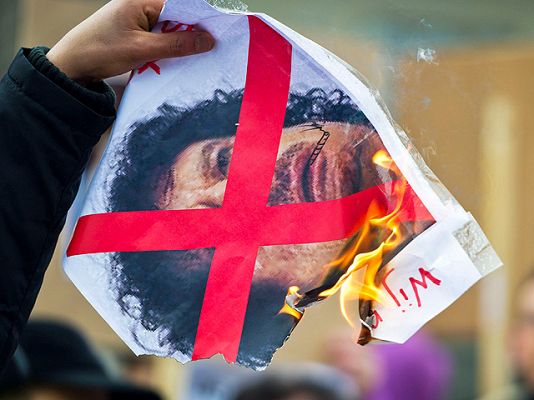 Telediario 1 - Poder absoluto de Gadafi en Libia