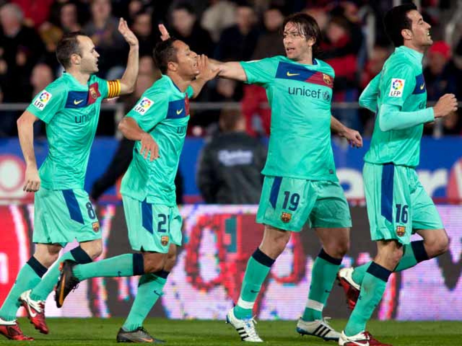 ¡El FC Barcelona, con cuatro suplentes, vence por 0-3 al Mallorca. Messi, Villa y Pedro fueron los autores de los goles.