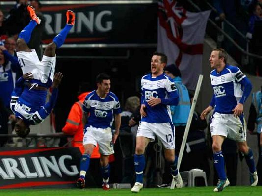 Telediario 1 - El Birmingham gana la Carling Cup