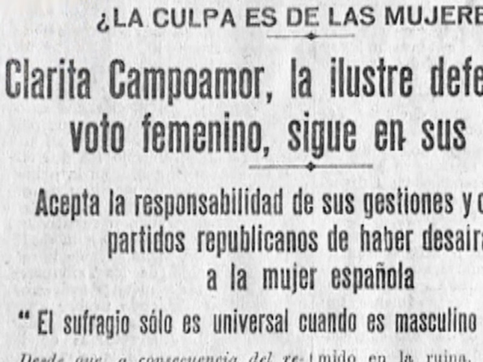 Estravagario - Clara Campoamor - Programas y Concursos en el Archivo de RTVE | Ver