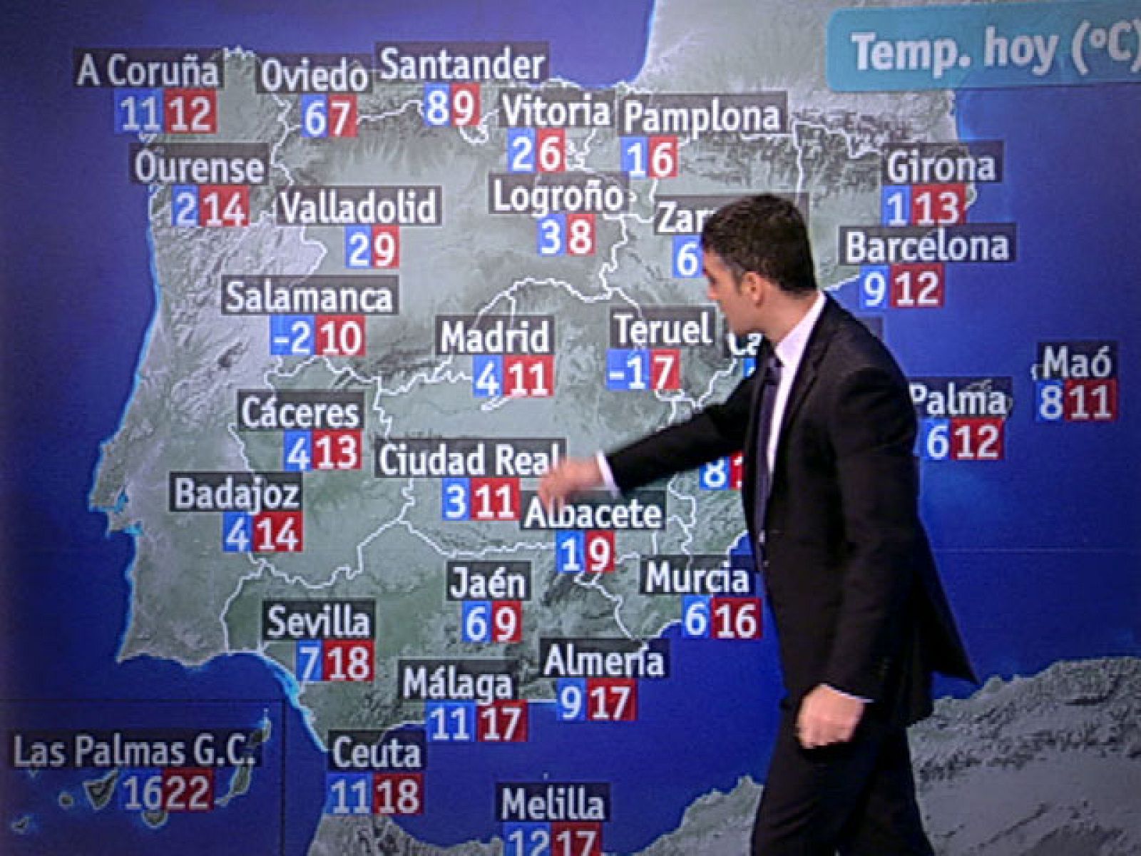 El Tiempo: vuelve el invierno a la península