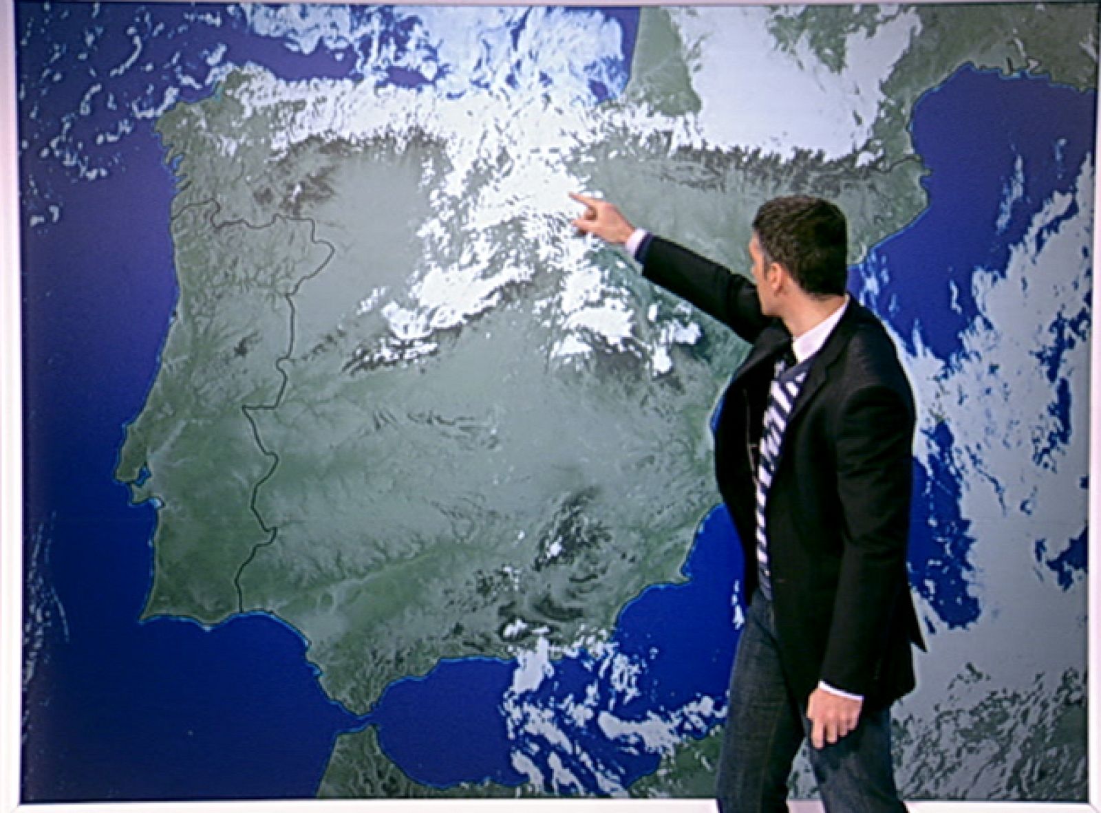 Nevadas en el norte peninsular
