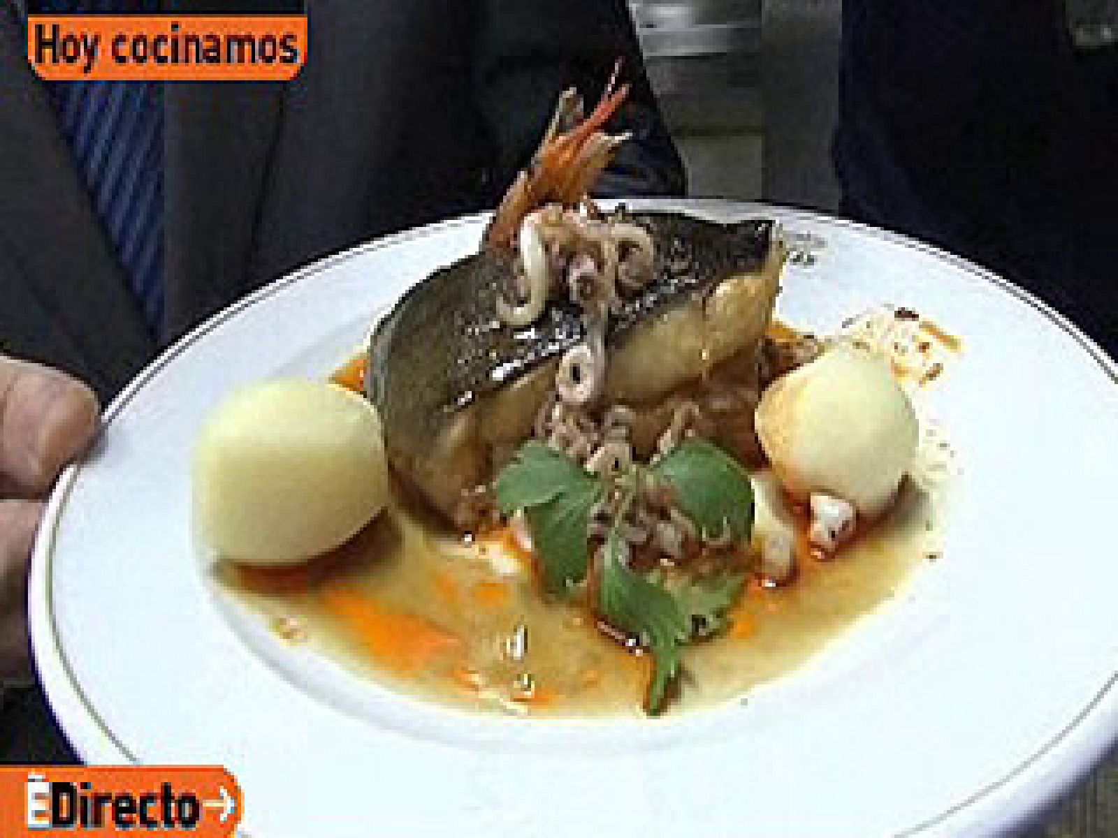 España Directo - Rodaballo con chipirones