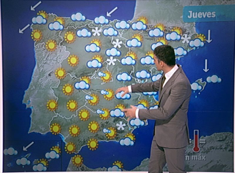 Nieve en zonas altas del interior peninsular