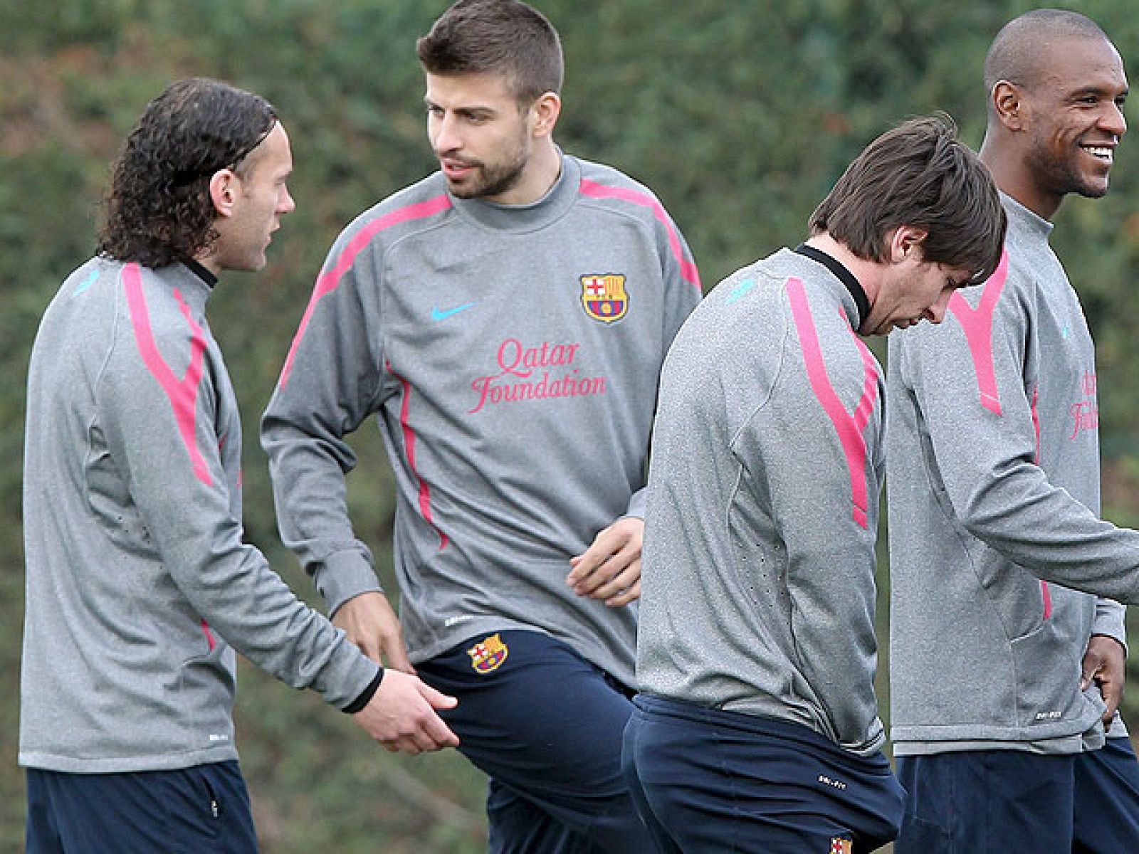 Buen ambiente en Valencia en la llegada del Barcelona, que ha recuperado a Guardiola para el choque contra el tercer clasificado de la Liga. Un partido por todo lo alto en Mestalla.