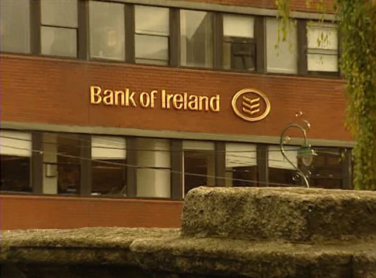Telediario 1 - Situación de los bancos irlandeses