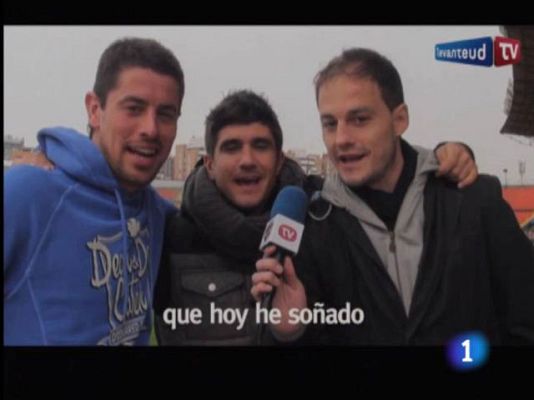 Telediario 1 - Los del Levante, ahora cantantes