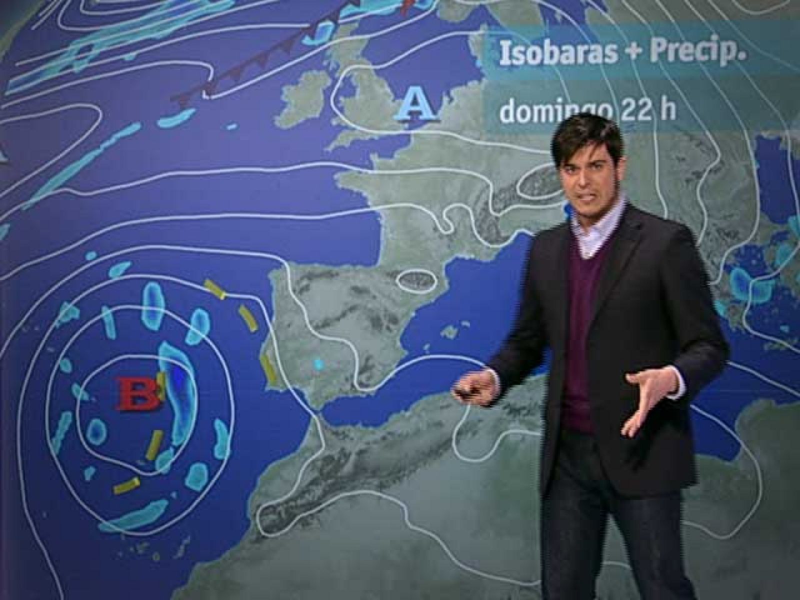 El tiempo: lluvias en el tercio este y Canarias