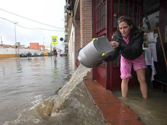 Telediario 1 - Inundaciones en Algeciras
