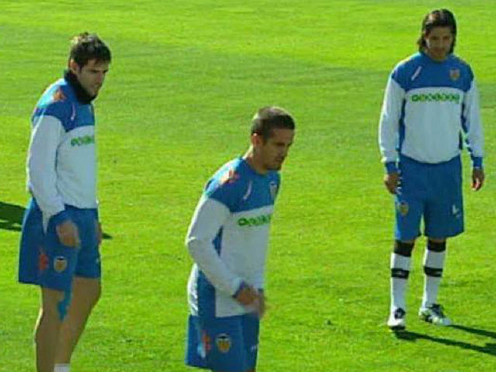 Los jugadores del Valencia ya están centrados en su eliminatoria de Champions. El Schalke les espera en el partido de vuelta de octavos de final de la máxima competición continental.