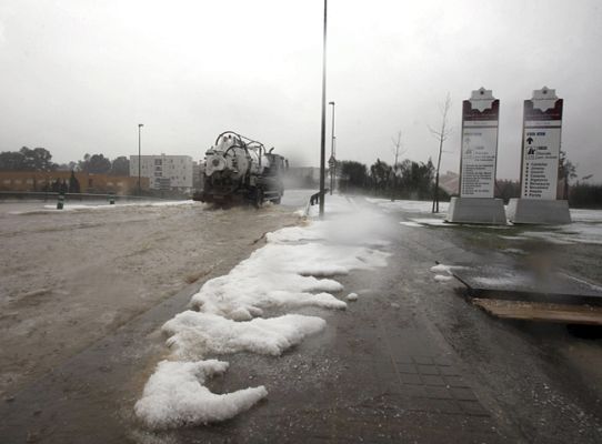 Telediario 1 - Algeciras se recupera de la tromba