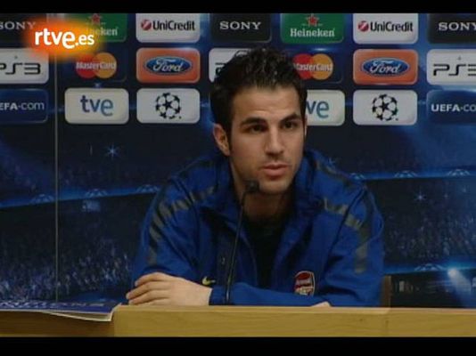 Champions League - Cesc, feliz por ir al Camp Nou