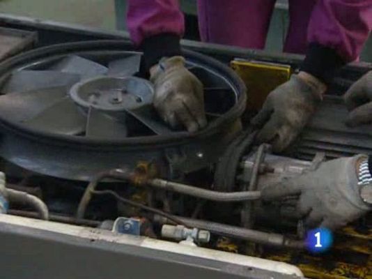 Telediario 1 - Negociación colectiva