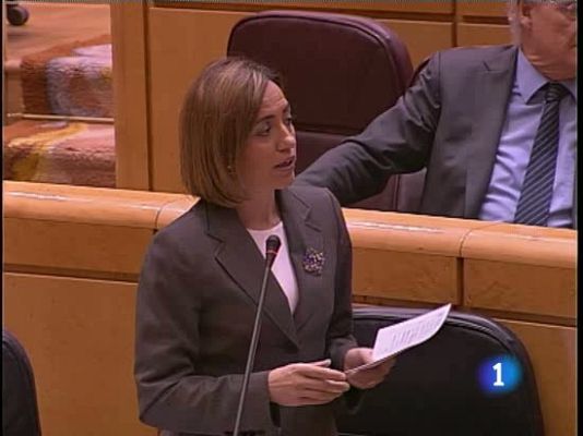  - La ministra de Defensa anuncia el arresto de cuatro militares por el robo en la base de Badajoz