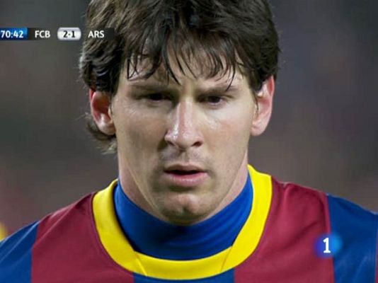 Champions League - Messi pone el 3-1 de penalti