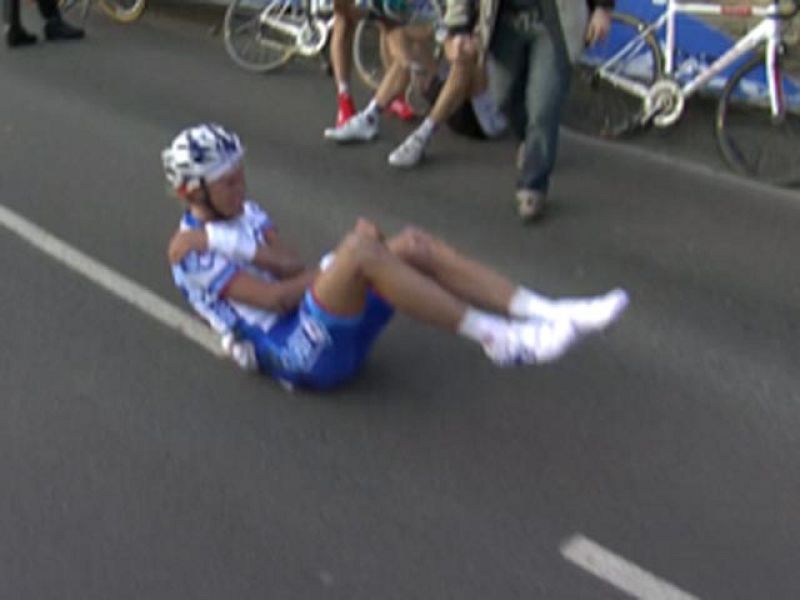 Caída en pleno sprint