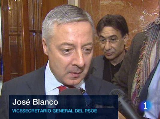 Telediario 1 - Polémica por el acto de Vistalegre